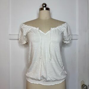 American Eagle white boho top